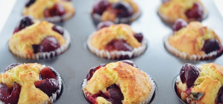 muffins cu cirese