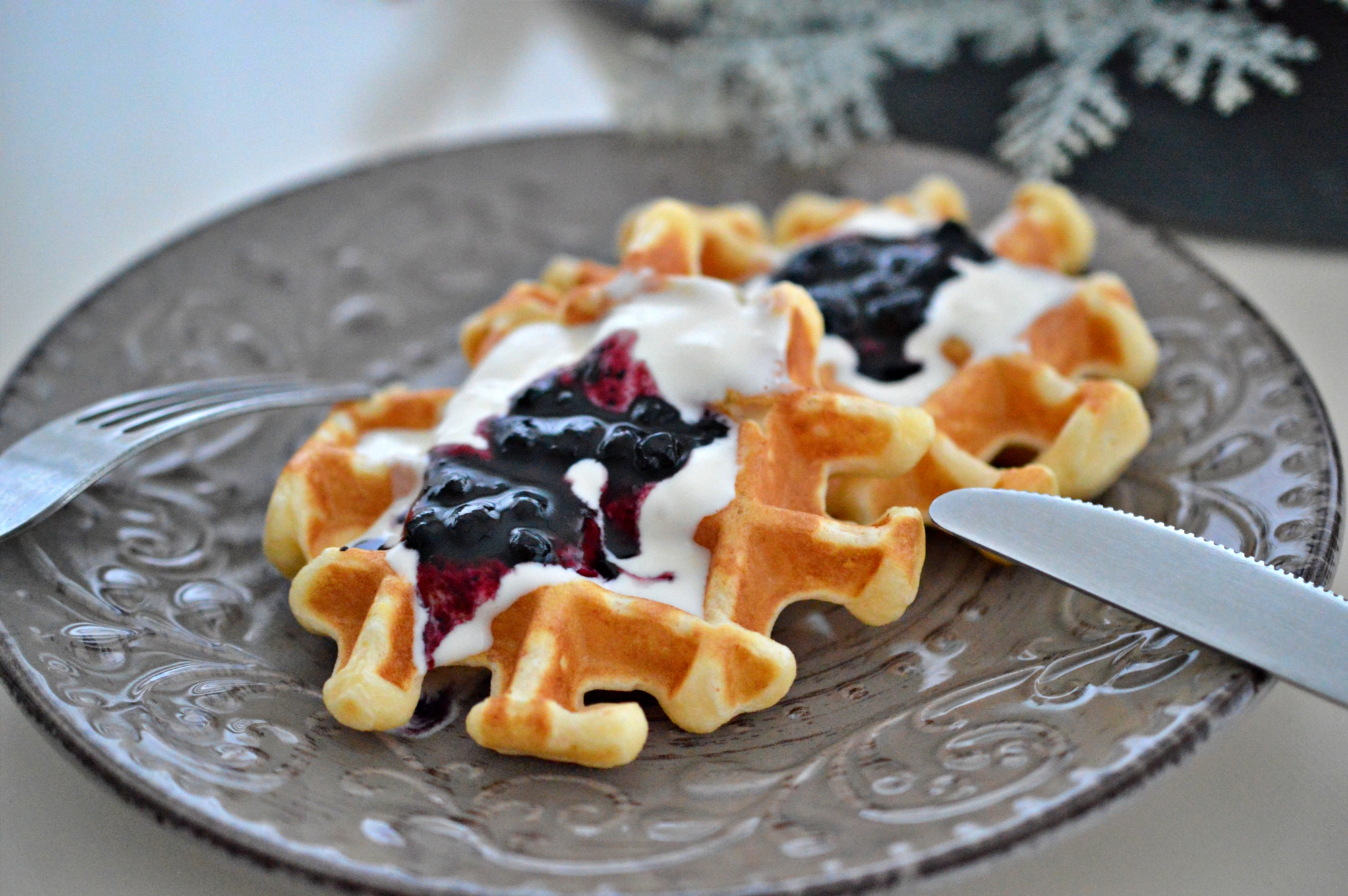 waffles papanasi