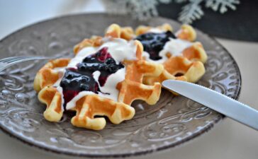 Waffels papanasi