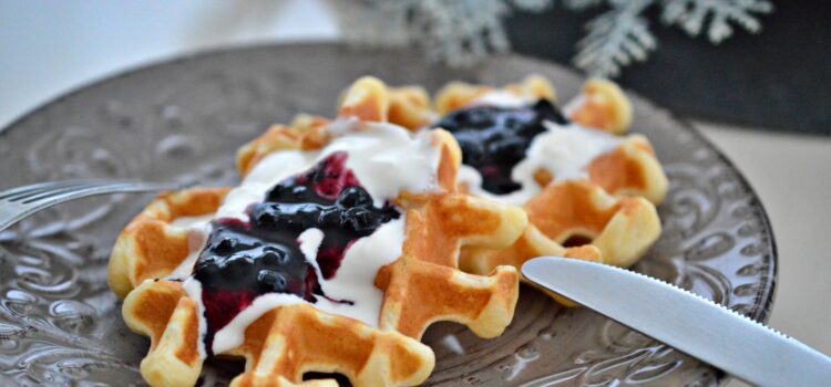Waffels papanasi